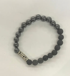 Lava bead bracelet