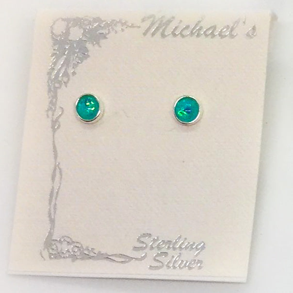 Opal Post Earrings