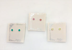 Opal Post Earrings