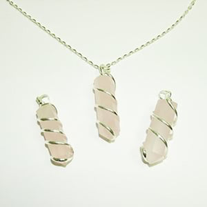 Coil Wrapped Pendants - Michael's Gems and Glass