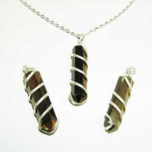 Coil Wrapped Pendants - Michael's Gems and Glass