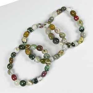 Tumbled Stone Bracelet - Michael's Gems and Glass