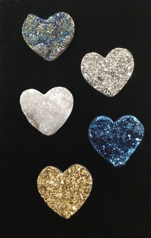 Druze Crystal Heart