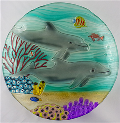 Large Fused Glass Plates