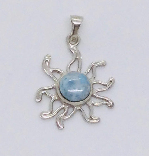 Larimar Sun Pendant
